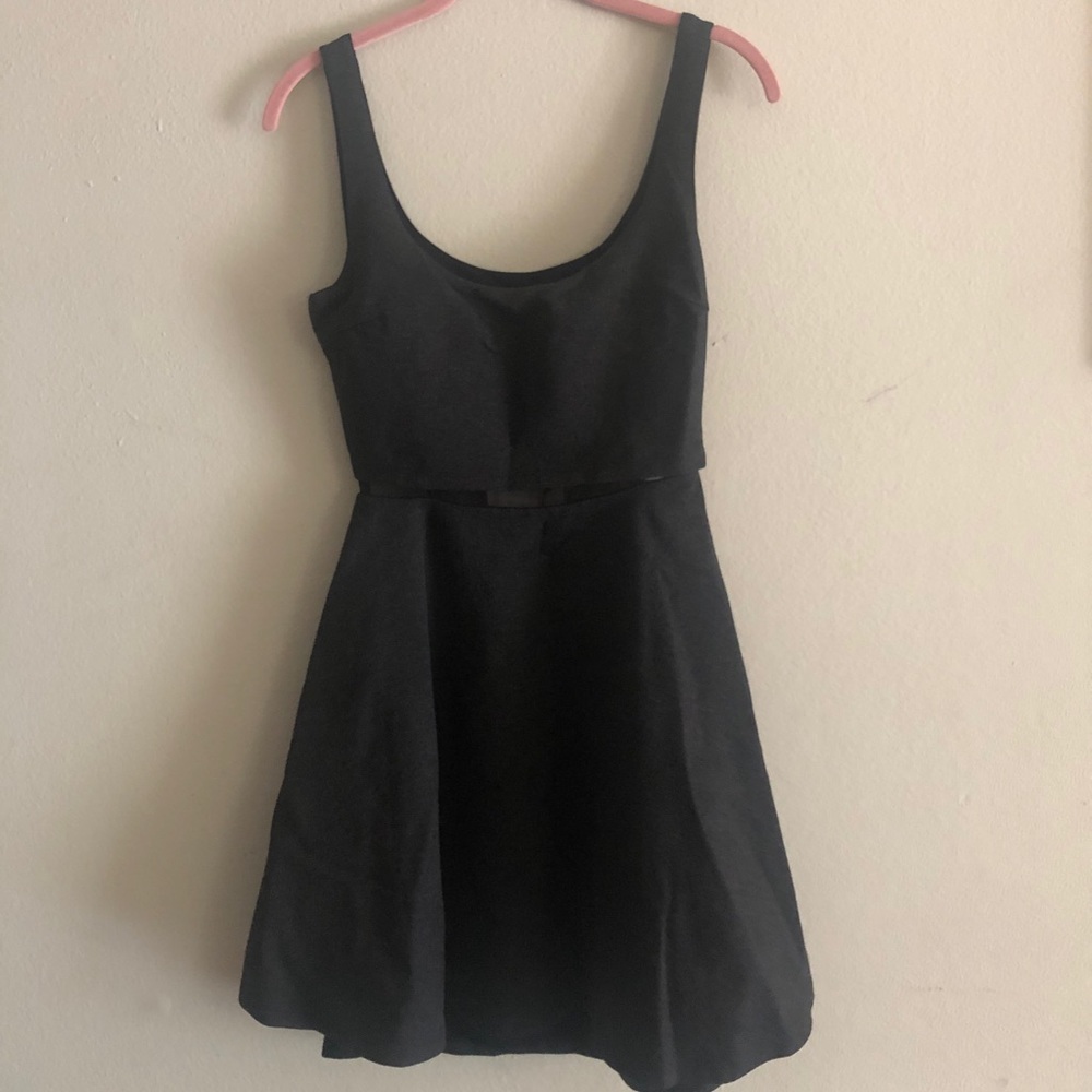 Charcoal gray dress